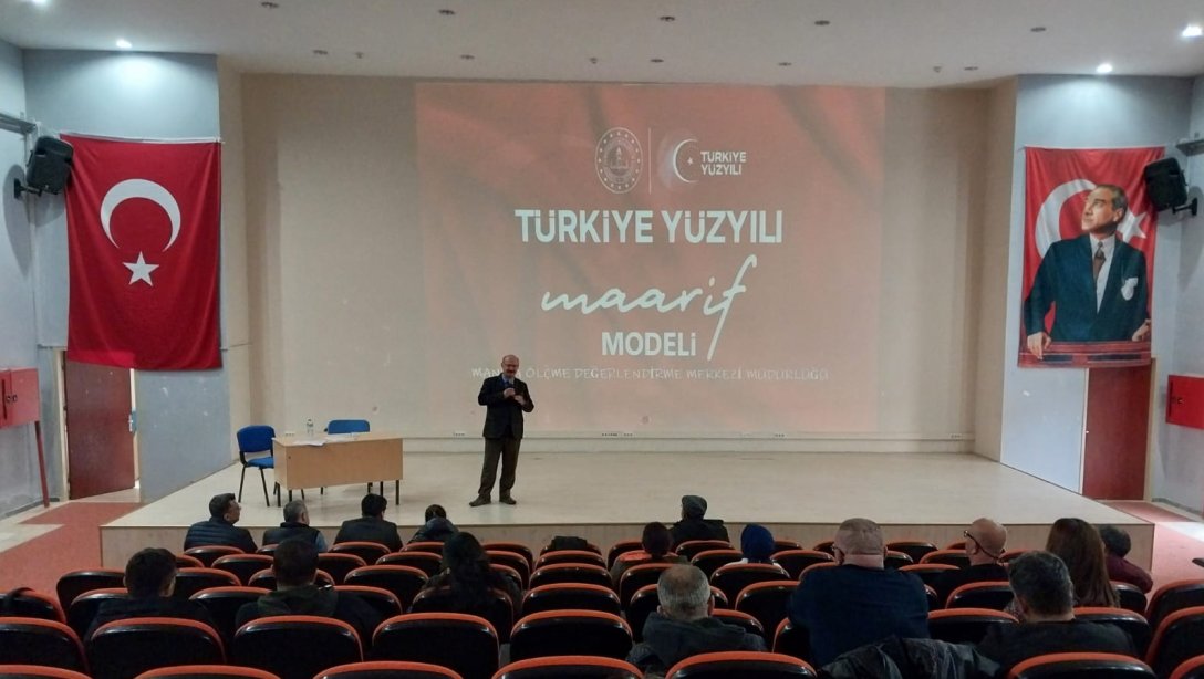 Türkiye Yüzyılı Maarif Modeli Ölçme ve Değerlendirme Uygulamaları Semineri Düzenlendi